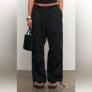 Women's Black Cargo Pants